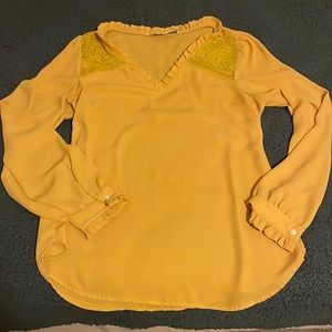 Mustard LOFT Blouse